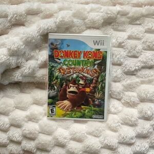 Nintendo Wii Donkey Kong Country Returns Game White